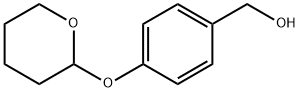 Benzenemethanol, 4-[(tetrahydro-2H-pyran-2-yl)oxy]- Structure