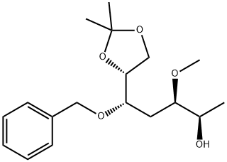 D-altro-Heptitol, 1,4-dideoxy-3-O-methyl-6,7-O-(1-methylethylidene)-5-O-(phenylmethyl)-,136759-76-7,结构式