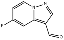 Pyrazolo[1,5-a]pyridine-3-carboxaldehyde, 5-fluoro- Structure