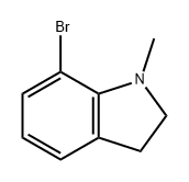 1H-Indole, 7-bromo-2,3-dihydro-1-methyl- Structure