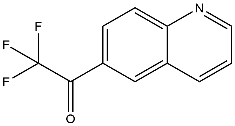 2,2,2-Trifluoro-1-(quinolin-6-yl)ethanone 化学構造式