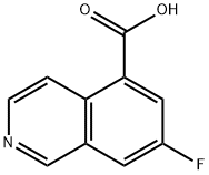 7-氟异喹啉-5-羧酸,1368043-44-0,结构式