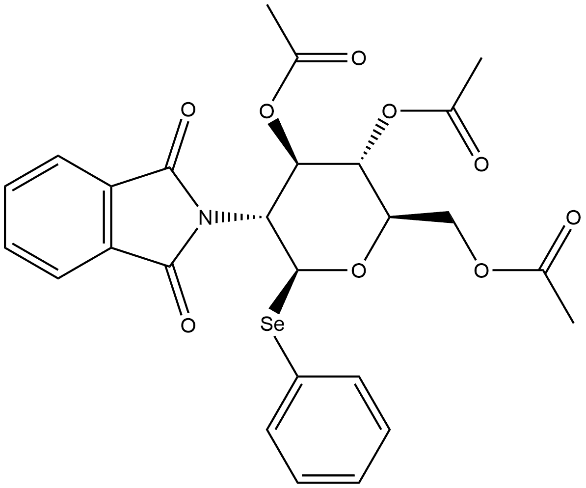 β-D-Glucopyranoside, phenyl 2-deoxy-2-(1,3-dihydro-1,3-dioxo-2H-isoindol-2-yl)-1-seleno-, 3,4,6-triacetate