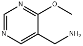 C-(4-Methoxy-pyrimidin-5-yl)-methylamine Struktur