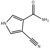 4-Cyano-1H-pyrrole-3-carboxamide Structure