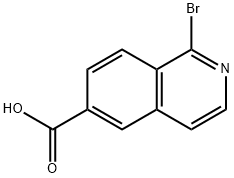 1-溴异喹啉-6-羧酸, 1368330-08-8, 结构式