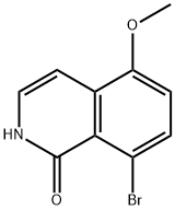 8-Bromo-5-methoxyisoquinolin-1(2H)-one Struktur