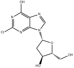 Inosine, 2-chloro-2'-deoxy- 结构式