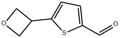 5-(Oxetan-3-yl)thiophene-2-carbaldehyde 化学構造式
