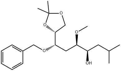 D-altro-Nonitol, 1,2,3,6-tetradeoxy-2-methyl-5-O-methyl-8,9-O-(1-methylethylidene)-7-O-(phenylmethyl)-|