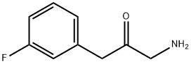 1-amino-3-(3-fluorophenyl)propan-2-one 化学構造式