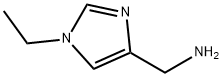 (1-乙基-1H-咪唑-4-基)甲胺, 1368710-15-9, 结构式