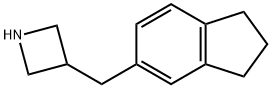 Azetidine, 3-[(2,3-dihydro-1H-inden-5-yl)methyl]- Structure