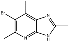 6-bromo-2,5,7-trimethyl-3H-imidazo[4,5-b]pyridine Structure