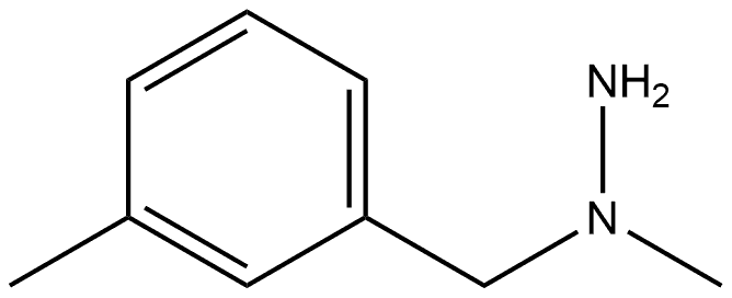 1-甲基-1-(3-甲基苄基)肼 结构式