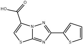 2-(thiophen-2-yl)-[1,2,4]triazolo[3,2-b][1,3]thiazole6-carboxylic acid|