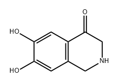 4(1H)-Isoquinolinone, 2,3-dihydro-6,7-dihydroxy- Structure