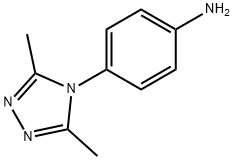 4-(3,5-Dimethyl-[1,2,4]triazol-4-yl)-phenylamine Structure