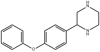 Piperazine, 2-(4-phenoxyphenyl)- Structure