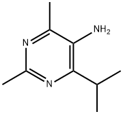 4-Isopropyl-2,6-dimethylpyrimidin-5-amine Structure