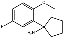 1-(5-fluoro-2-methoxyphenyl)cyclopentan-1-amine Structure