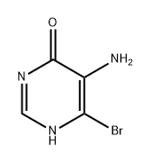 5-氨基-6-溴嘧啶-4(1H)-酮,1369139-49-0,结构式