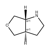 1H-Furo[3,4-b]pyrrole, hexahydro-, (3aR,6aR)-rel- 化学構造式