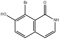 8-Bromo-7-hydroxyisoquinolin-1(2H)-one Struktur