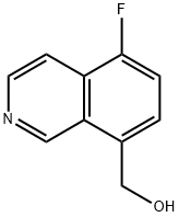 (5-氟异喹啉-8-基)甲醇, 1369202-32-3, 结构式