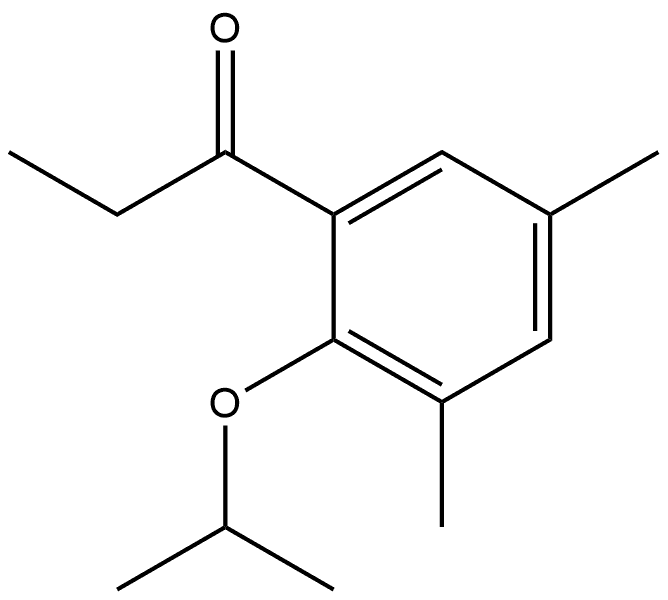 1-[3,5-Dimethyl-2-(1-methylethoxy)phenyl]-1-propanone Struktur