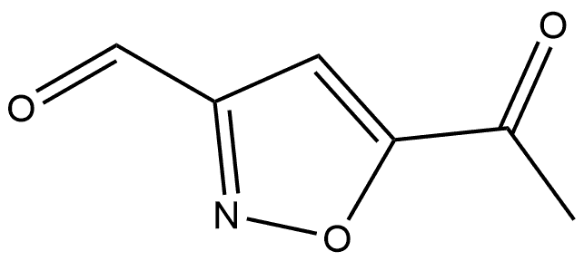 5-Acetyl-3-isoxazolecarboxaldehyde Struktur