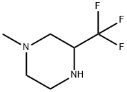 Piperazine, 1-methyl-3-(trifluoromethyl)- Struktur