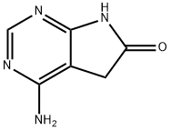 4-Amino-5,7-dihydro-pyrrolo[2,3-d]pyrimidin-6-one,1369365-16-1,结构式