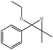 Oxirane, 2-ethoxy-3,3-dimethyl-2-phenyl- 化学構造式