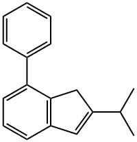 1H-Indene, 2-(1-methylethyl)-7-phenyl- Structure