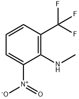 Benzenamine, N-methyl-2-nitro-6-(trifluoromethyl)- Structure