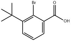 Benzoic acid, 2-bromo-3-(1,1-dimethylethyl)- Struktur