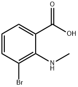 Benzoic acid, 3-bromo-2-(methylamino)- Struktur