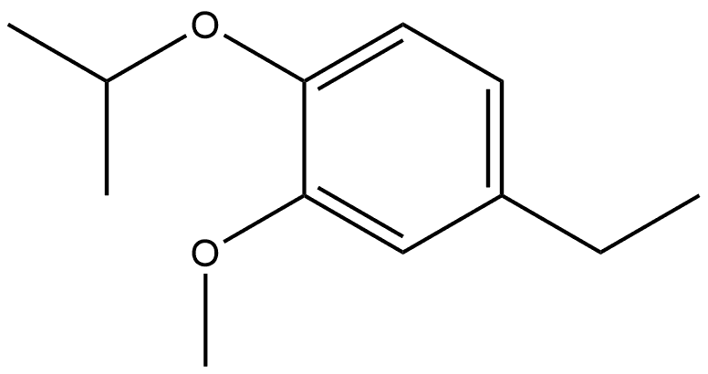 4-Ethyl-2-methoxy-1-(1-methylethoxy)benzene Structure
