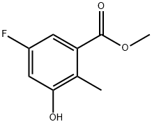 Benzoic acid, 5-fluoro-3-hydroxy-2-methyl-, methyl ester|5-氟-3-羟基-2-甲基苯甲酸甲酯