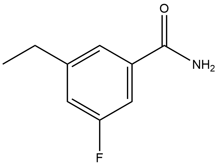 3-Ethyl-5-fluorobenzamide Structure