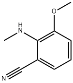 3-Methoxy-2-methylamino-benzonitrile Structure