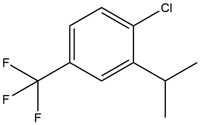 1-Chloro-2-(1-methylethyl)-4-(trifluoromethyl)benzene,1369828-61-4,结构式