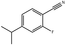 2-fluoro-4-isopropylbenzonitrile Structure