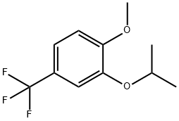 2-异丙氧基-1-甲氧基-4-(三氟甲基)苯,1369846-82-1,结构式