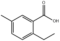 2-Ethyl-5-methylbenzoic acid Struktur