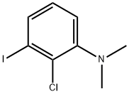 Benzenamine, 2-chloro-3-iodo-N,N-dimethyl- Struktur