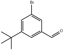 Benzene, 1-bromo-3-(cyclopropylmethyl)-5-(1,1-dimethylethyl)- Structure