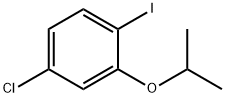 4-Chloro-1-iodo-2-isopropoxybenzene Structure