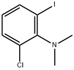 Benzenamine, 2-chloro-6-iodo-N,N-dimethyl- Struktur